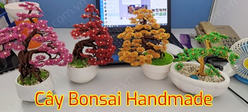 Cây bonsai handmade để bàn tuổi Tuất